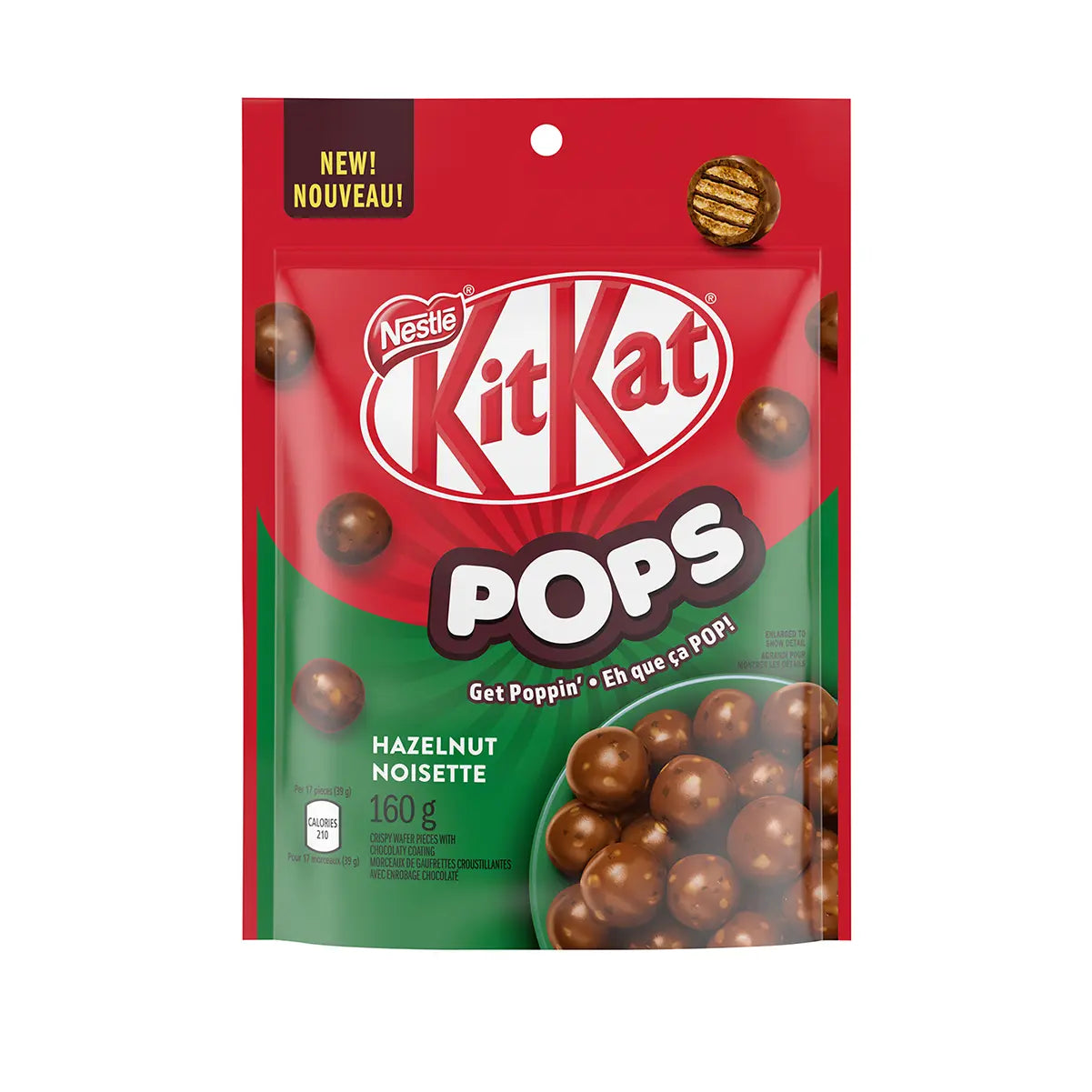 KITKAT POPS Chocolaty Hazelnut Snacks (160 g)  So, so yummy!